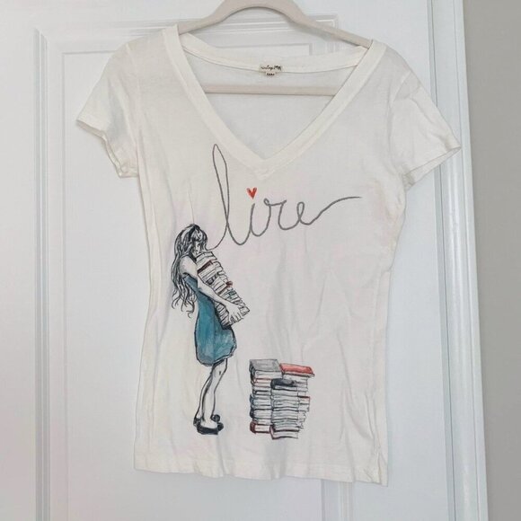 Heritage1981 Graphic Books Juniors Tee M Medium - Picture 1 of 4